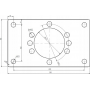 SILNIK HYDRAULICZNY 100 cm3 GR2 MOCOWANIE KOŁNIERZ